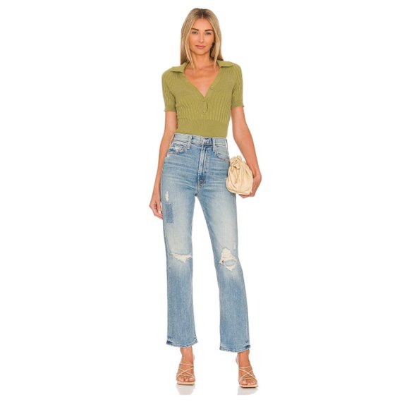 MOTHER | High Waisted Study Hover Jeans (We Are Castaways) Size 32 NWT - Picture 1 of 4